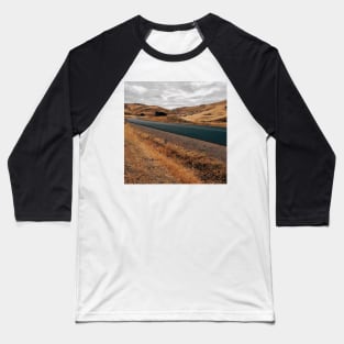Road Through Barren Countryside Baseball T-Shirt